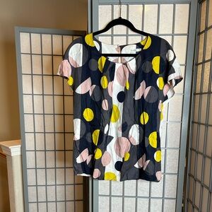 Boden Women's Multicolor Polka Dot Blouse